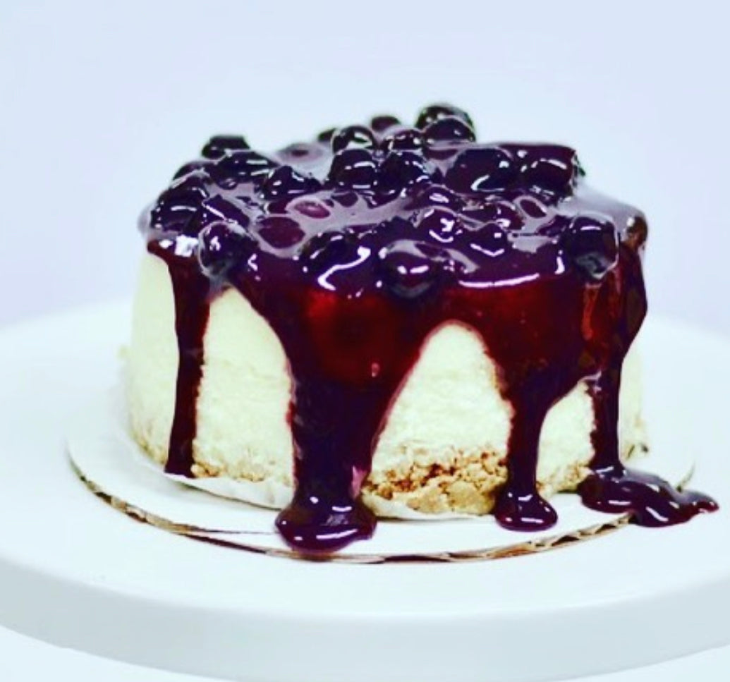 Blueberry Swirl Cheesecake
