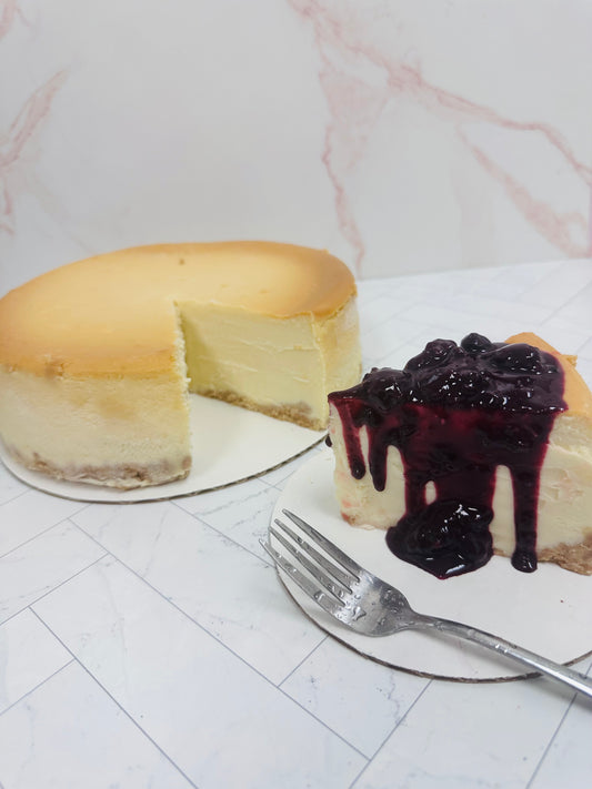 Blueberry Swirl Cheesecake