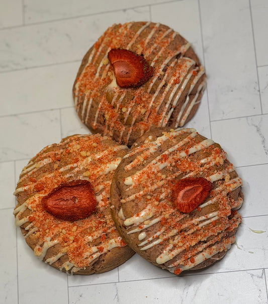 Strawberry Crunch Cheesecake Stuffed Cookies