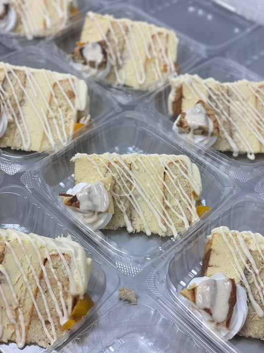 Peach Cobbler Ultimate Cheesecake Cake