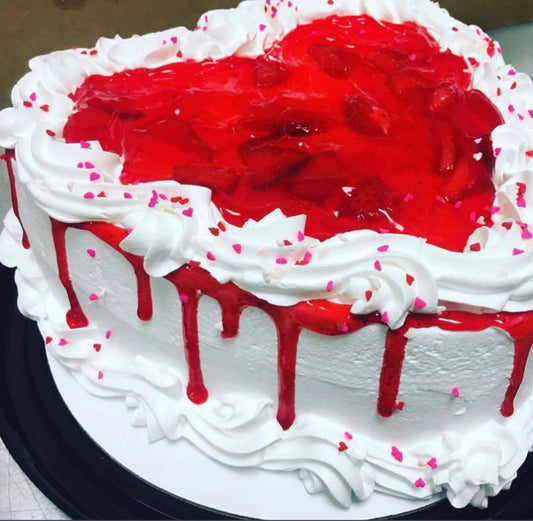 Heart Strawberry Shortcake