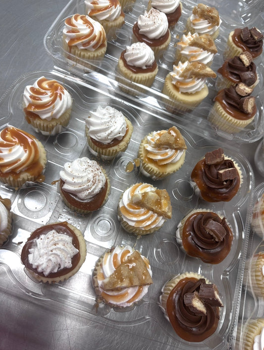 Caramel Delight Cheesecake Cupcakes