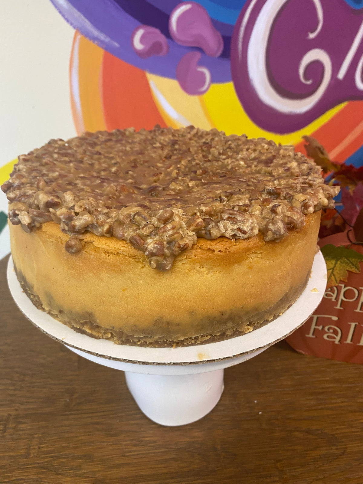 Sweet Potato Praline Cheesecake